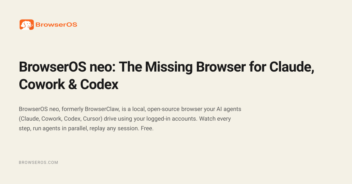 BrowserOS neo