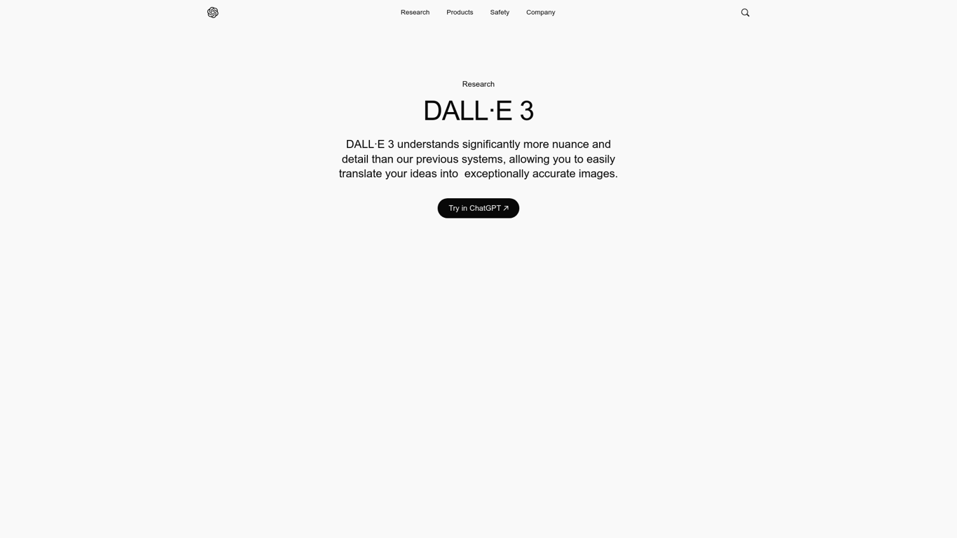 Thumbnail image for DALL-E 3