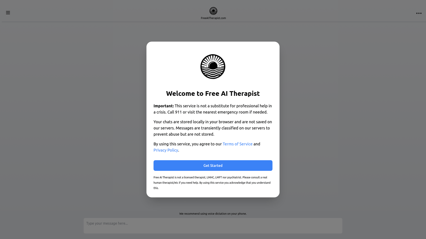 Free AI Therapist