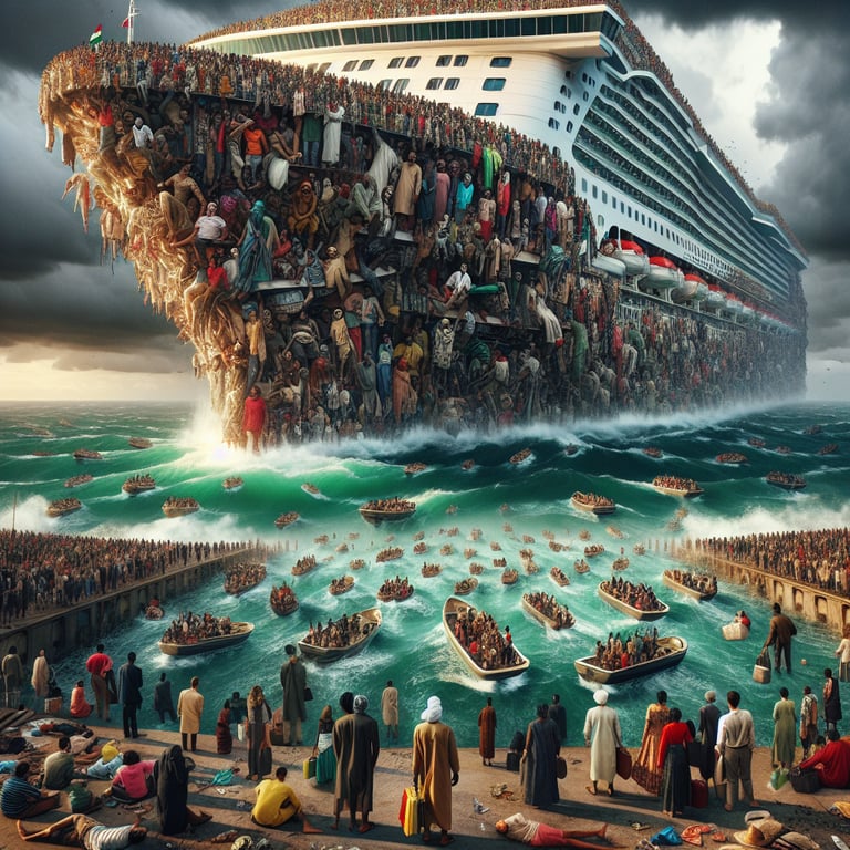 Cruise Ship or Calamity? "Voyage of the Damned" Satirical Spin on Global Migration