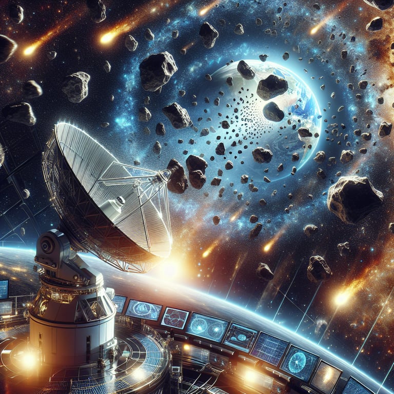 NASA's Cosmic Watch: Tracking Asteroids Near Earth!