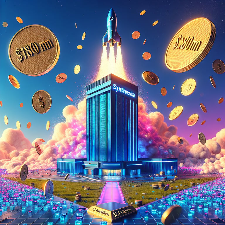 Synthesia's Soaring Valuation: $2.1 Billion Milestone with $180M Funding Boost