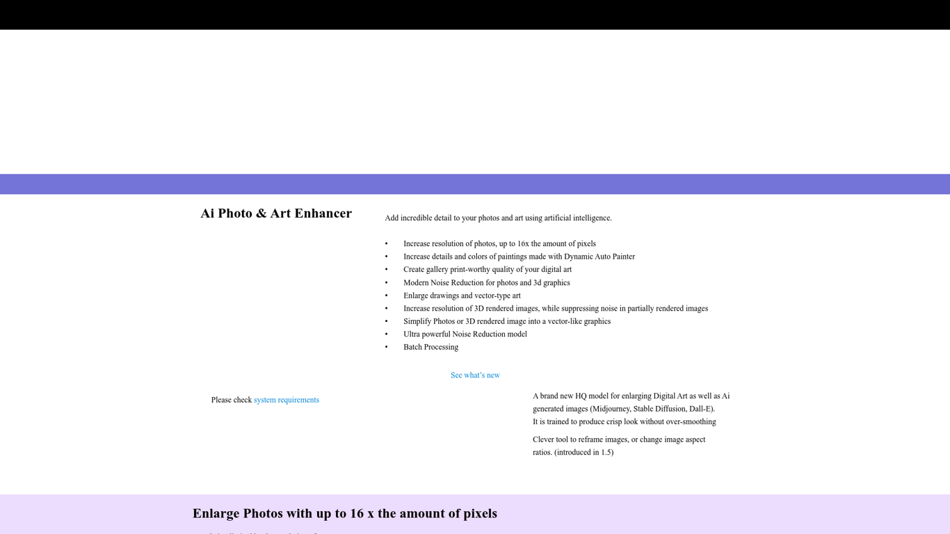 AI Photo & Art Enhancer - MediaChance