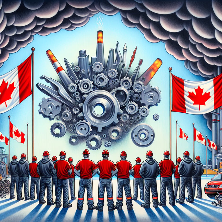 Canadian Autoworkers Gear Up for Battle Against Trump's Tariff Threats
