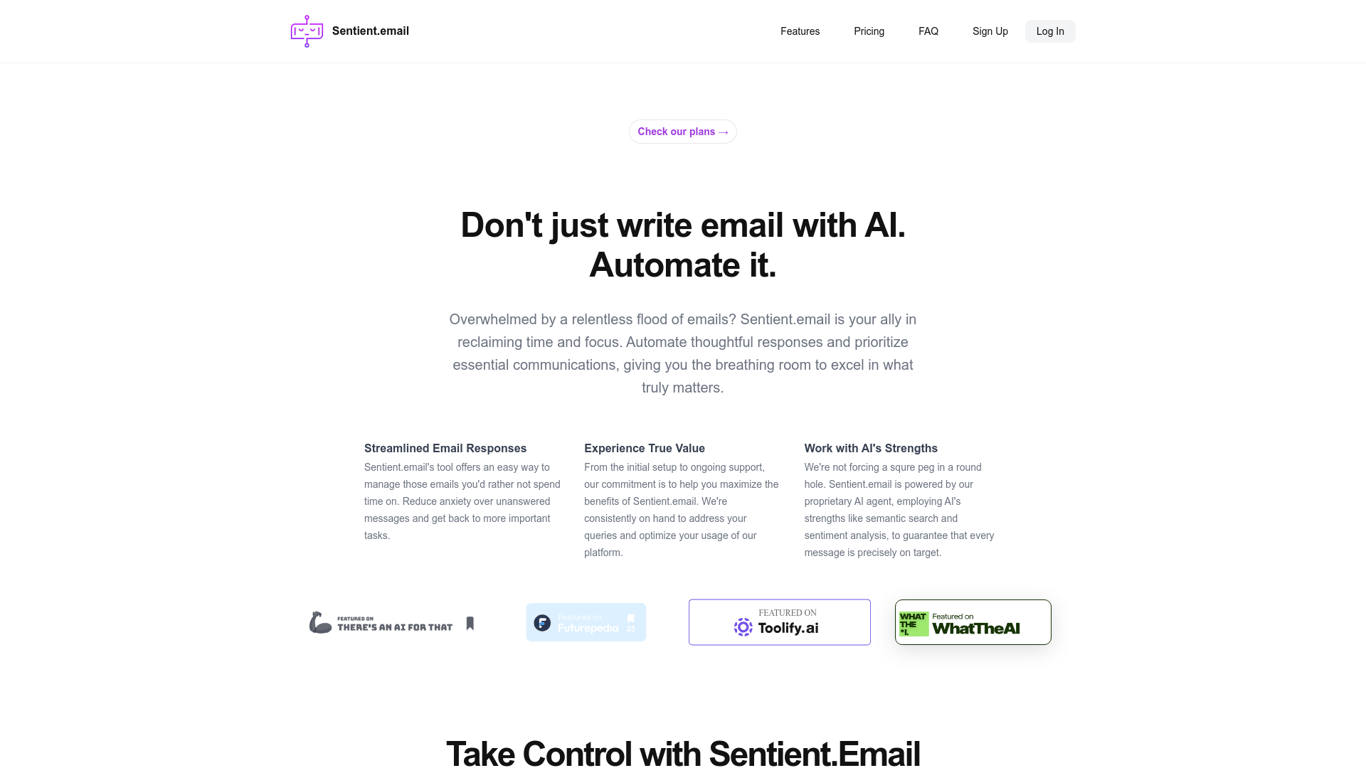 Sentient Email