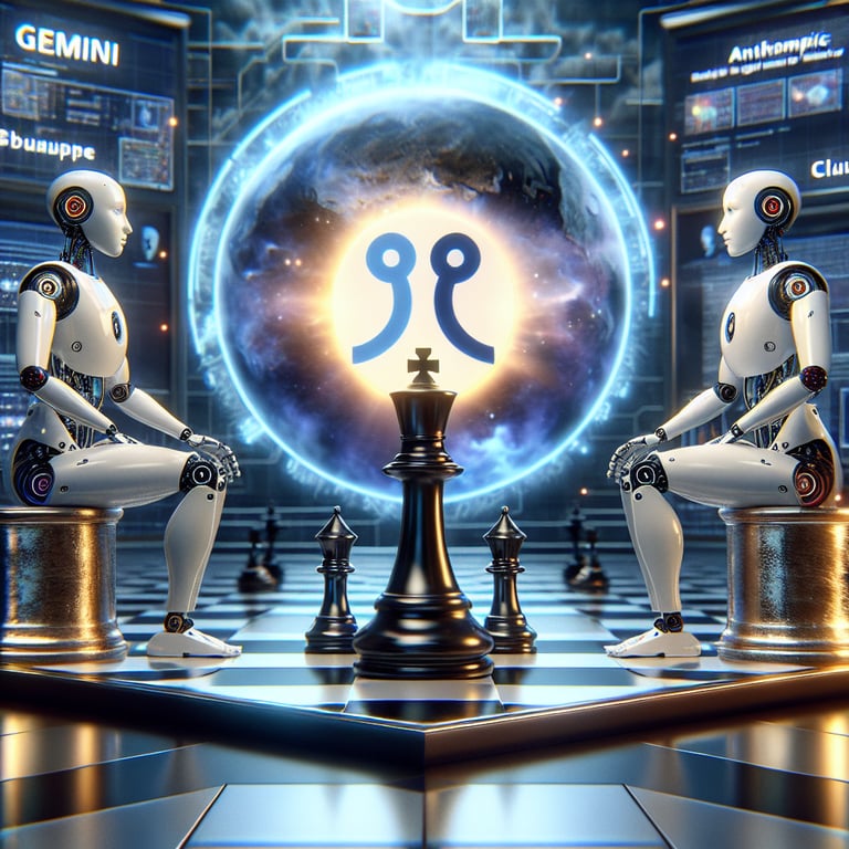 Google's Gemini AI Learns from a Rivalry: Using Anthropic's Claude for Benchmarking