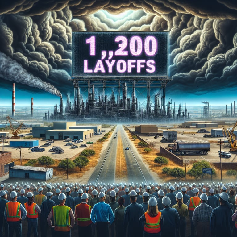 Texan Workforce Faces Turmoil: 1,300 Layoffs by 2025
