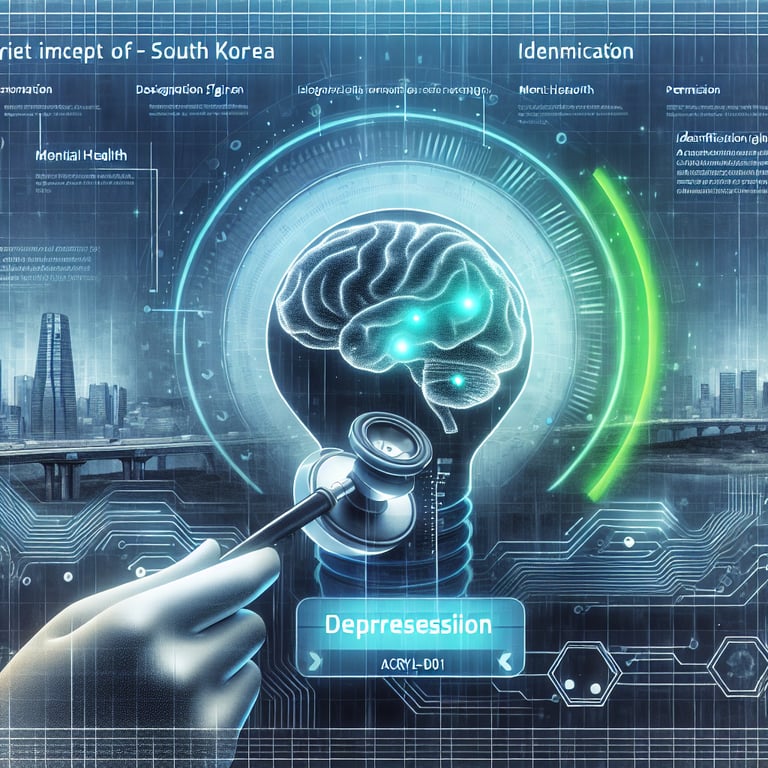 South Korea Greenlights ACRYL-D01: AI's New Ally in Depression Diagnosis
