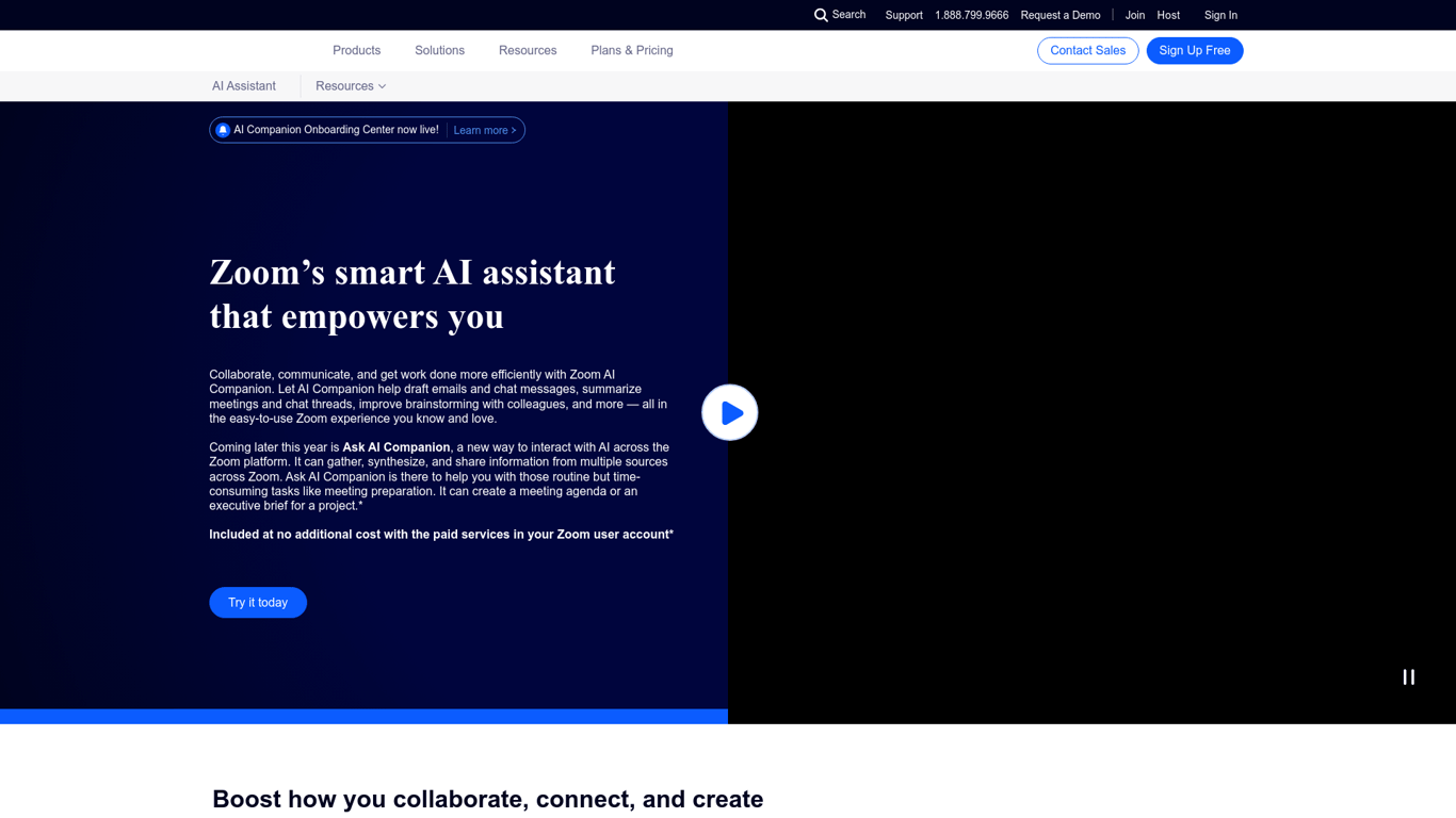 Thumbnail image for Zoom AI Assistant