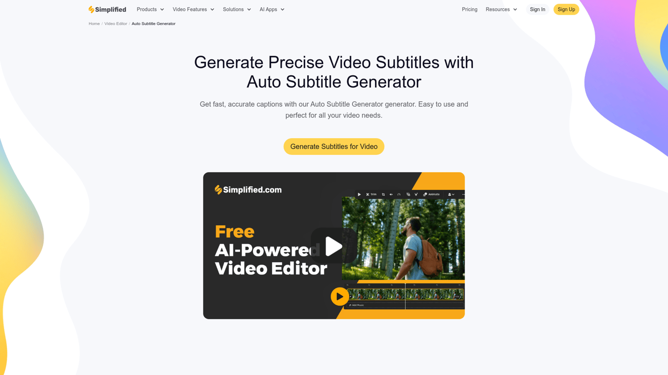 Thumbnail image for Auto Subtitle Generator