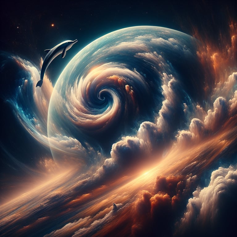Juno Captures 'Dolphin' in Jupiter's Clouds!