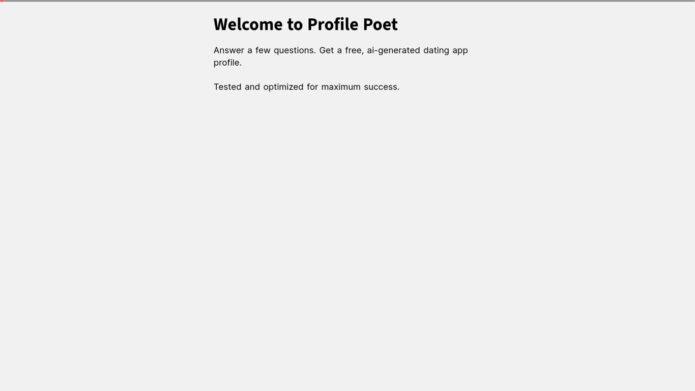 Profile Creator