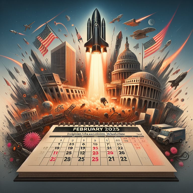 US Job Cuts Skyrocket in February 2025 Amid Federal and Tech Reductions