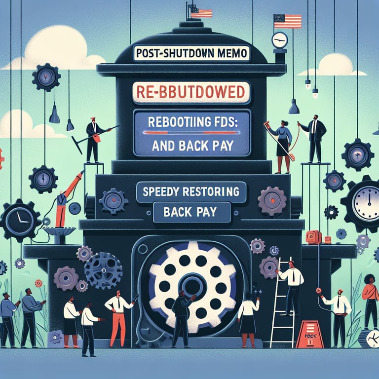 Post-Shutdown Memos: Rebooting Feds and Speedy Back Pay