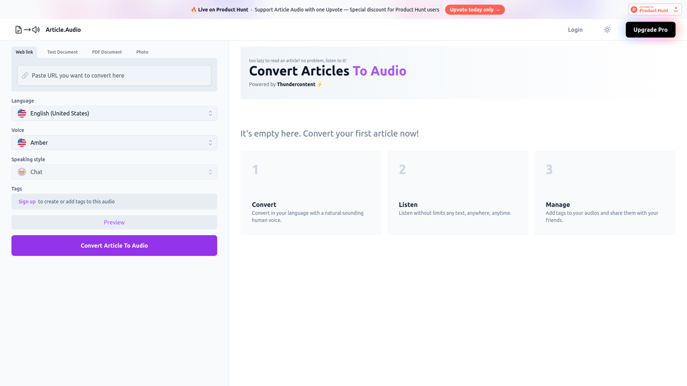 Article Audio