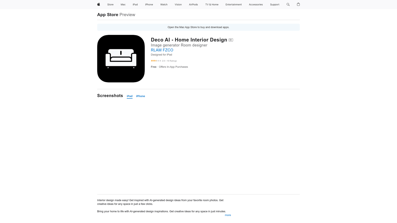 Interior AI - Design any space
