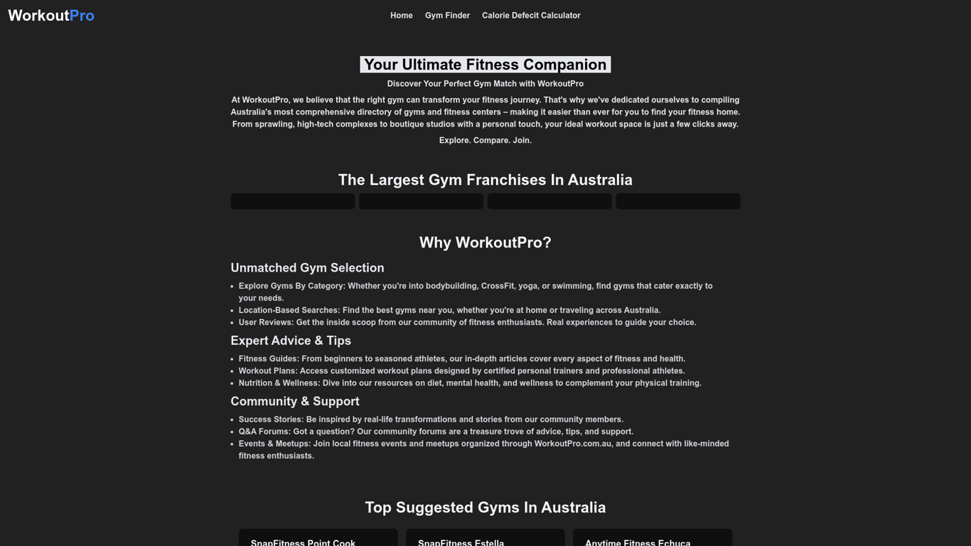 WorkoutPro