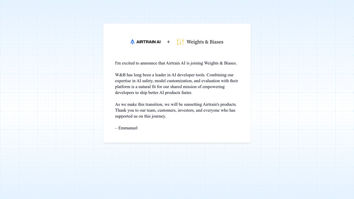 Thumbnail image for Airtrain.ai