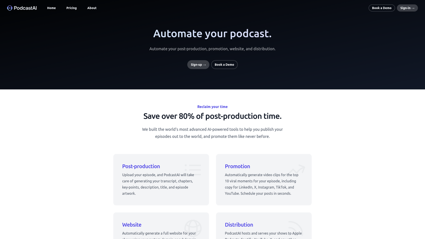 Thumbnail image for PodcastAI