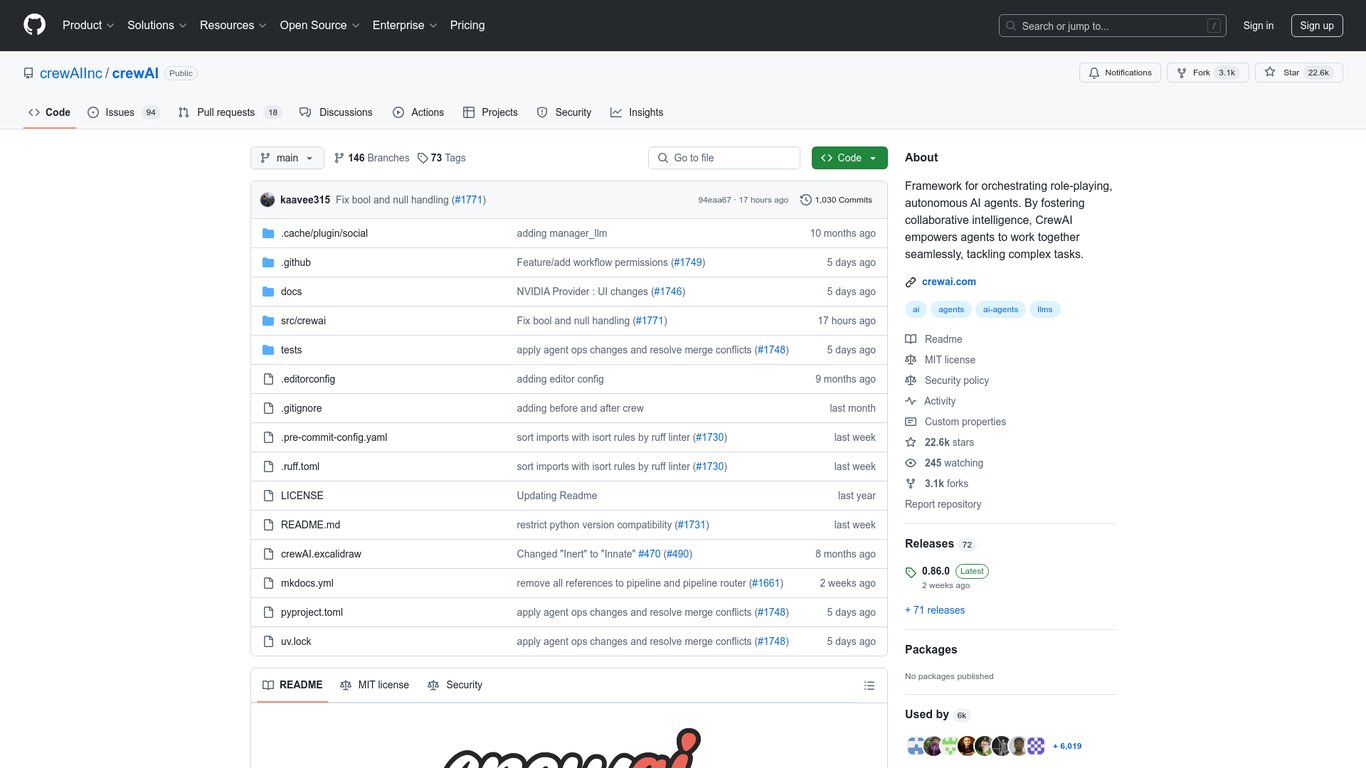 CrewAI Github
