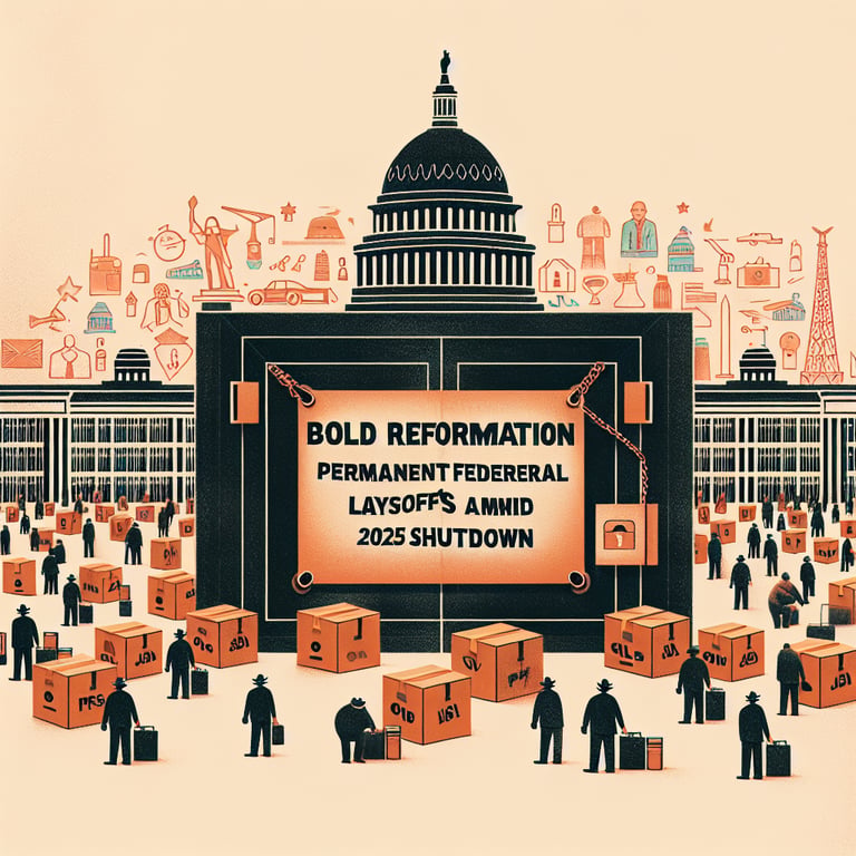 Trump Administration's Bold Reformation: Permanent Federal Layoffs Amid 2025 Shutdown