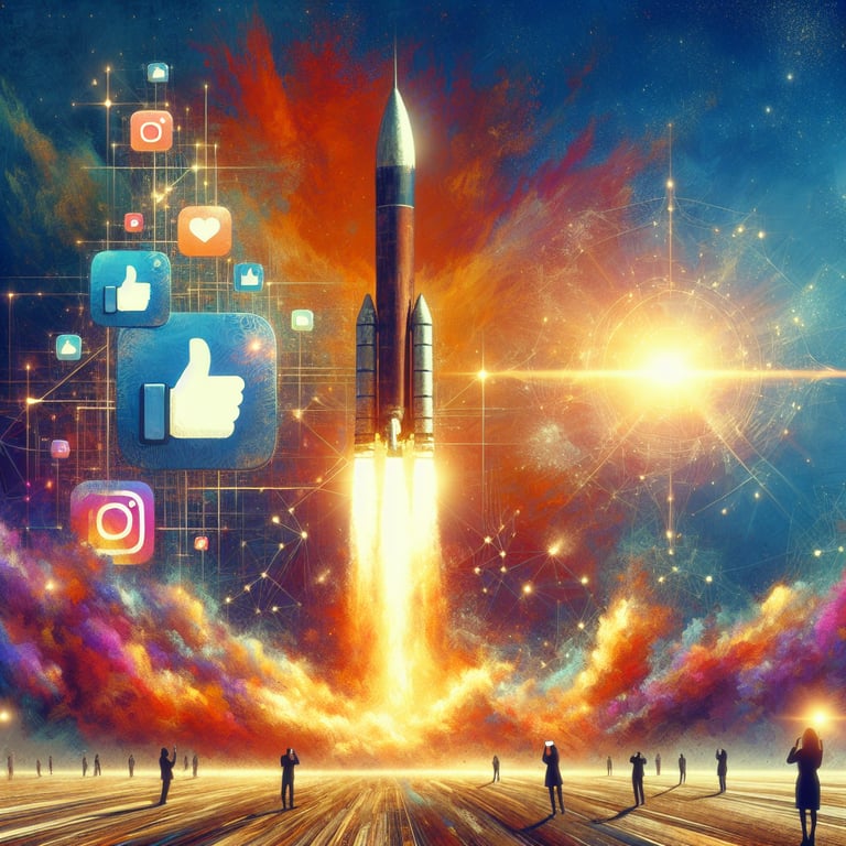 Elon Musk Rockets Into Instagram: Celebrating Falcon Heavy's Majestic Lift-Off