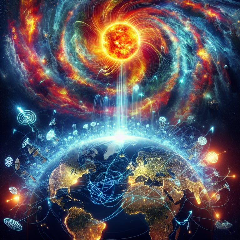 Massive Solar Storm Disrupts Global Communications