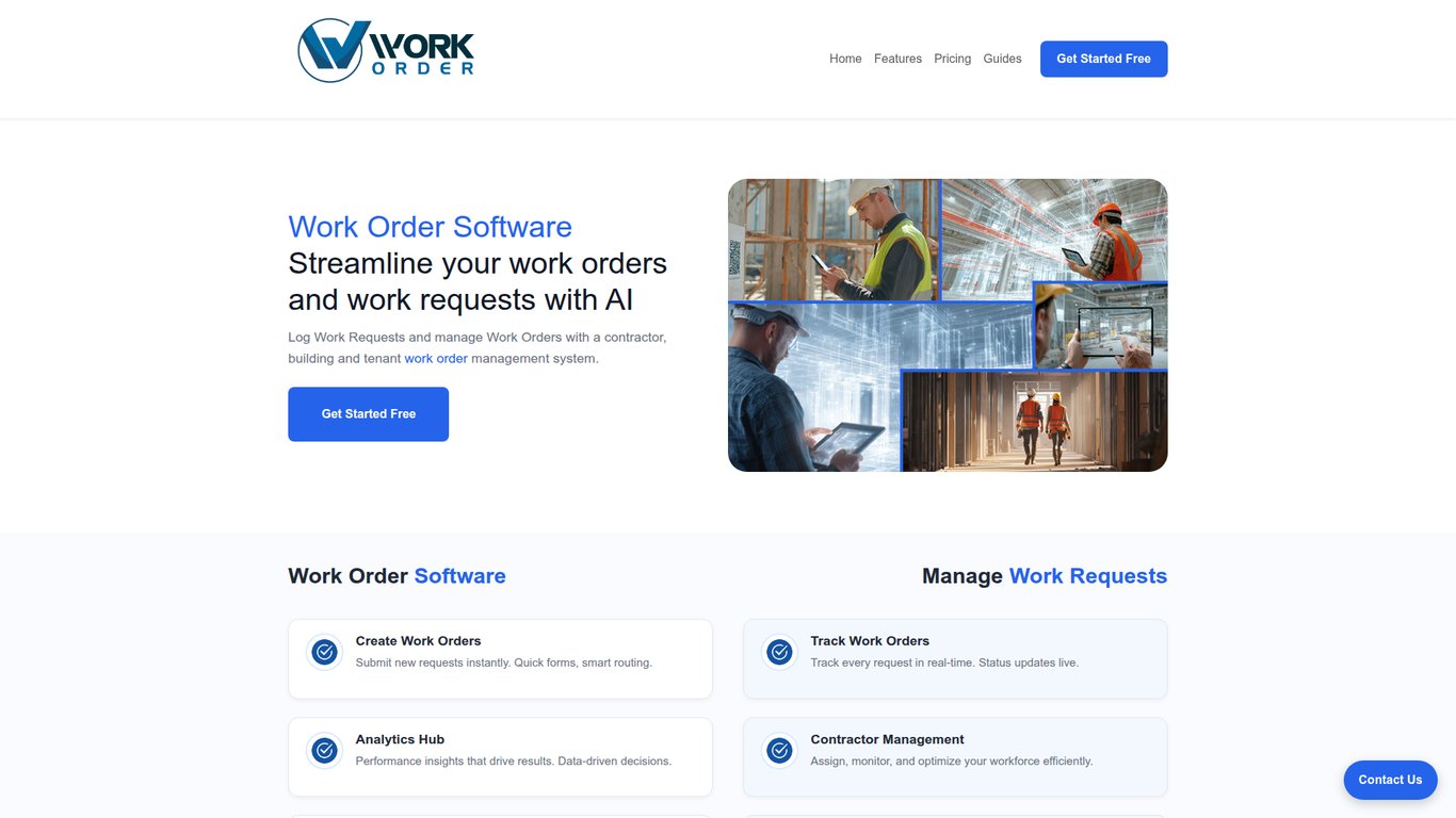 Work Order Net