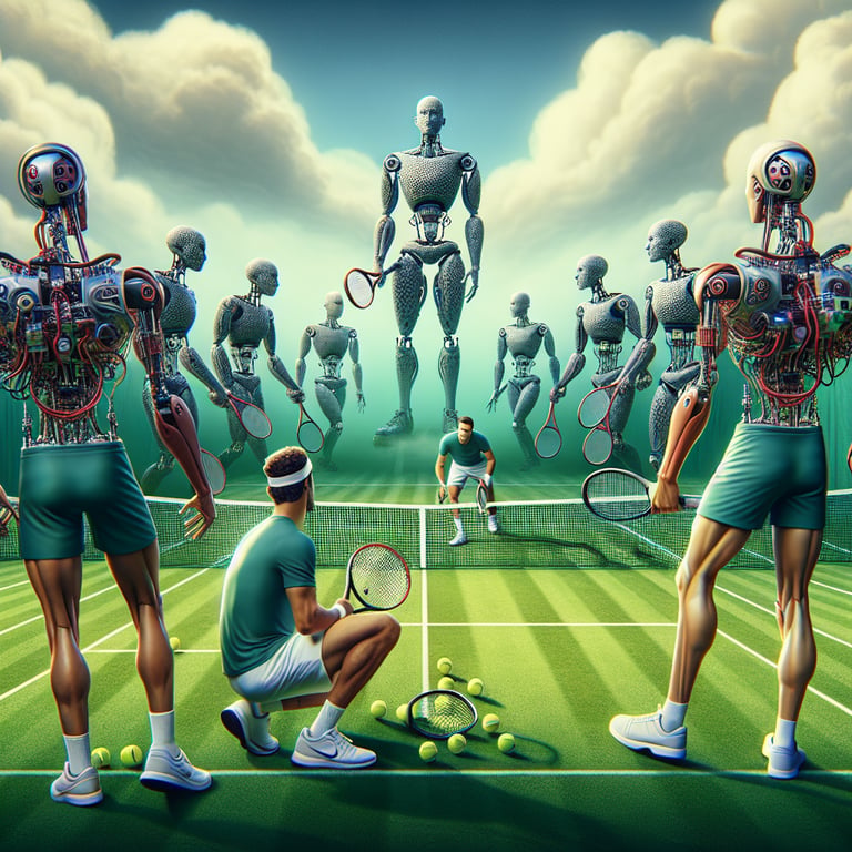 Top Tennis Stars Slam Wimbledon’s AI Tech Serve!