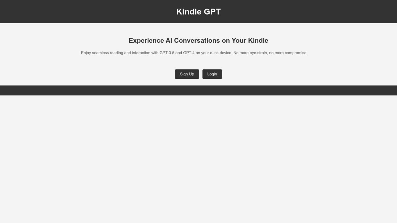 Kindle GPT