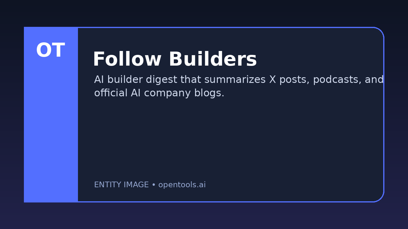 Follow Builders