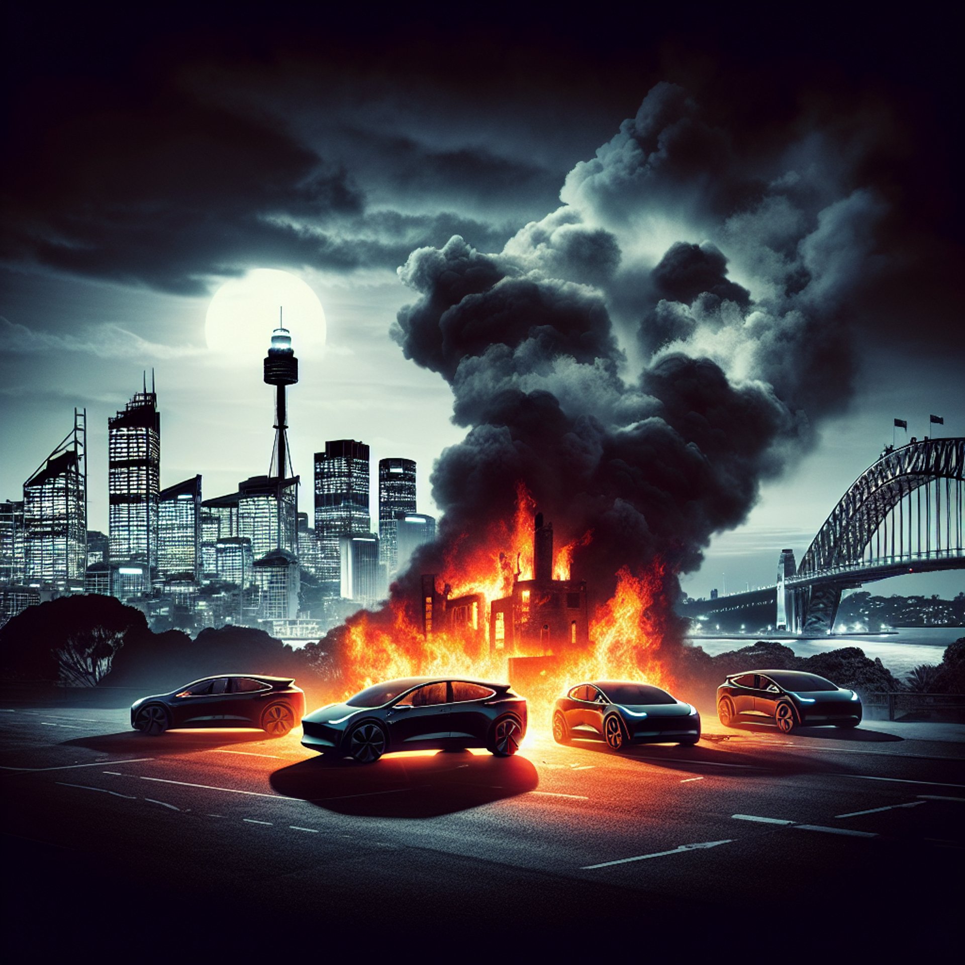 Tesla Showroom in Sydney Torched in Suspected Arson