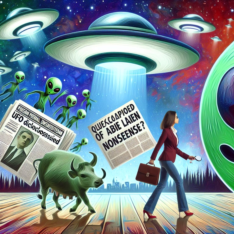 Vivian Jenna Wilson Takes on Trump's UFO Disclosure: A Move Away from 'Alien Bulls*it'