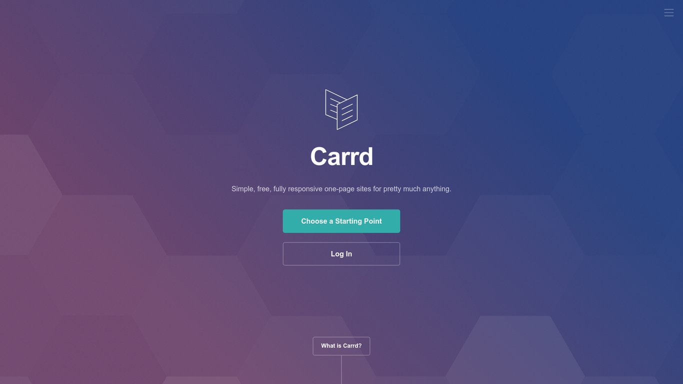 Thumbnail image for Carrd