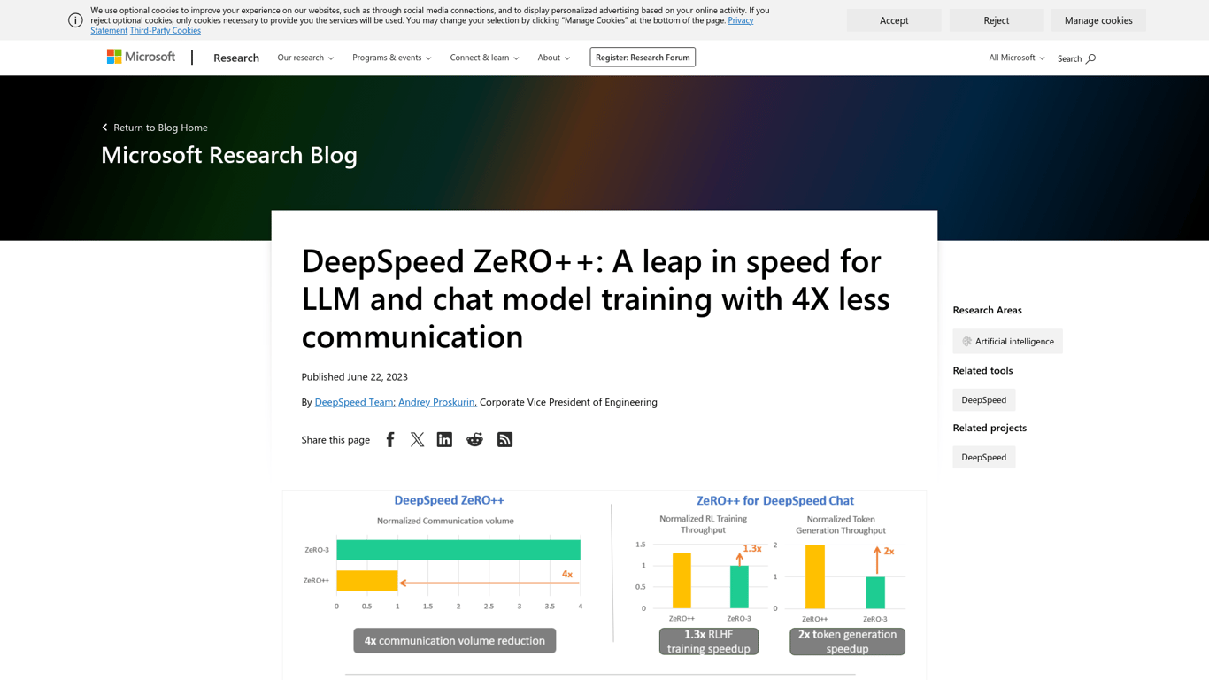 DeepSpeed ZeRO++