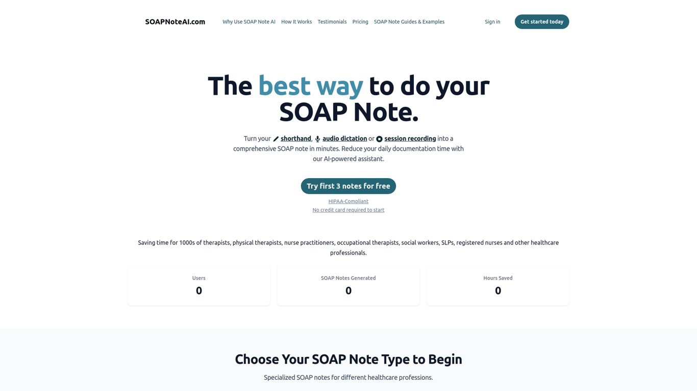 SOAP Note AI