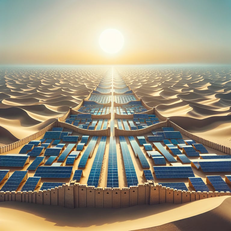 China's Solar Great Wall: A Renewable Revolution in the Kubuqi Desert