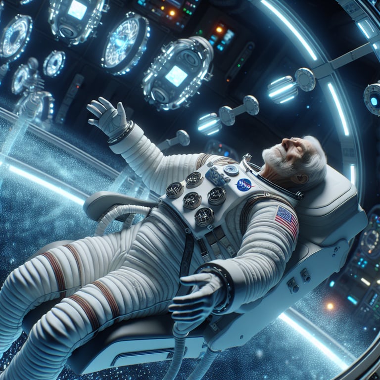 NASA's Veteran Astronaut Don Pettit Embraces Zero-G Therapy at 70!
