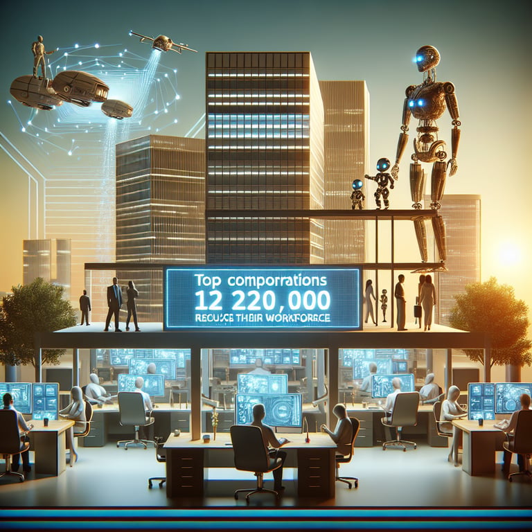 Top 10 Companies Slash 120,000 Jobs in 2025 due to Restructuring and AI Shift