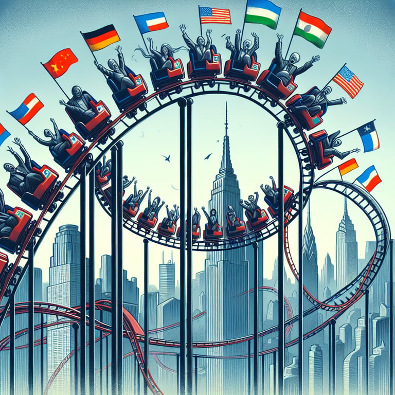 Market Madness: Global Financial Rollercoaster Continues as U.S. Economy Teeters