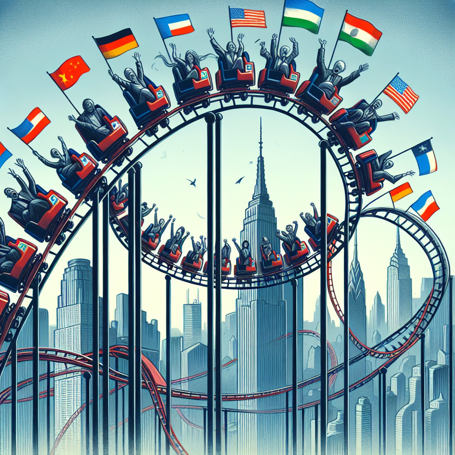 Market Madness: Global Financial Rollercoaster Continues as U.S. Economy Teeters