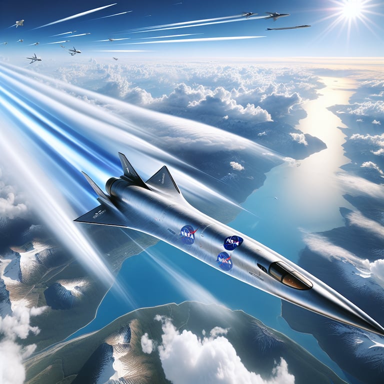 NASA's Supersonic XB-1 Jet Takes Flight, Captures Awe-inspiring Photos