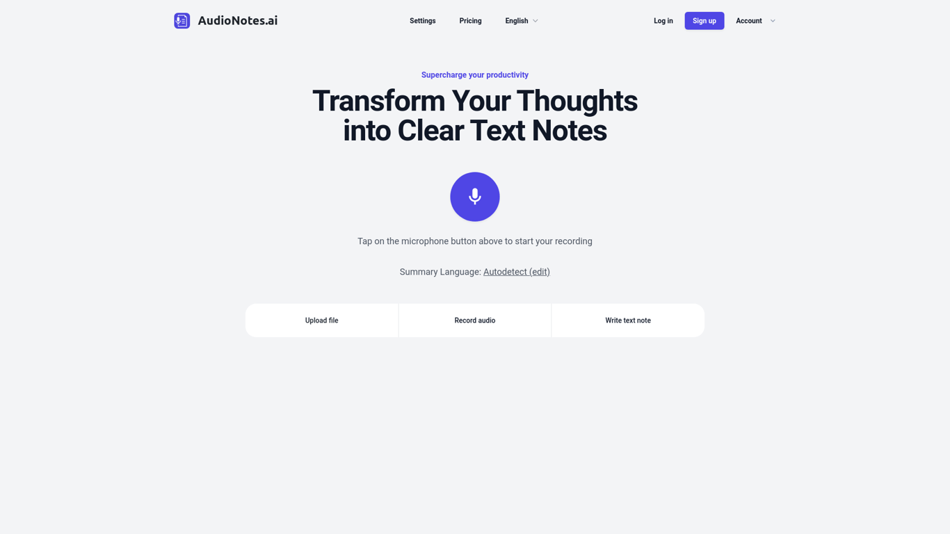 AudioNotes.ai