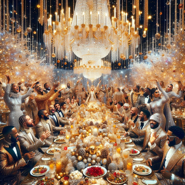 Kardashians Spill the Glitter on Christmas Party Costs!
