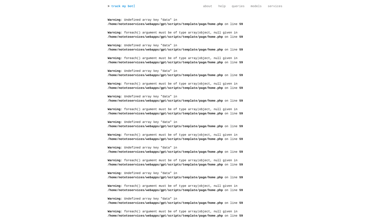 track my bot