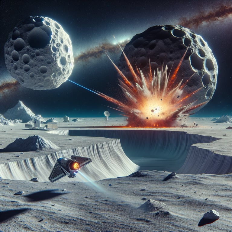 Asteroid Impact Crafts 'Grand Canyon' on Moon: A Boon for NASA's Artemis