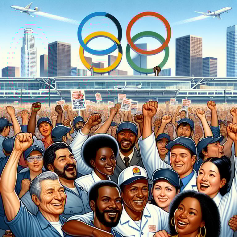 LA's 'Olympic Wage' Survives: Victory for Hotel and Airport Workers