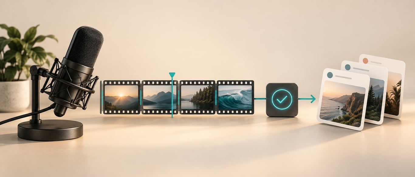 Riverside connects four AI production agents, with approval before edits and posts