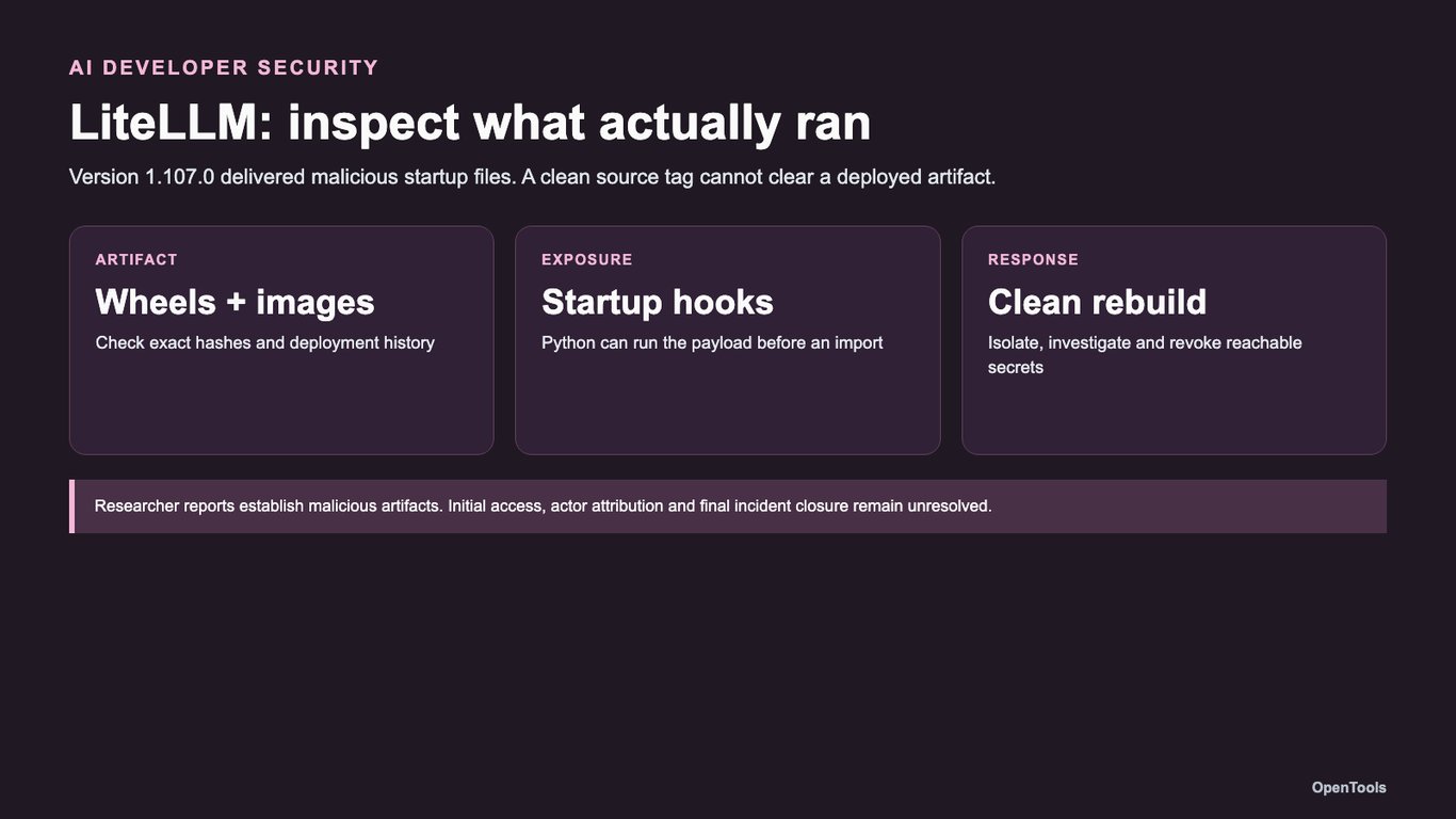 LiteLLM 1.107.0 compromise puts AI gateway credentials at risk