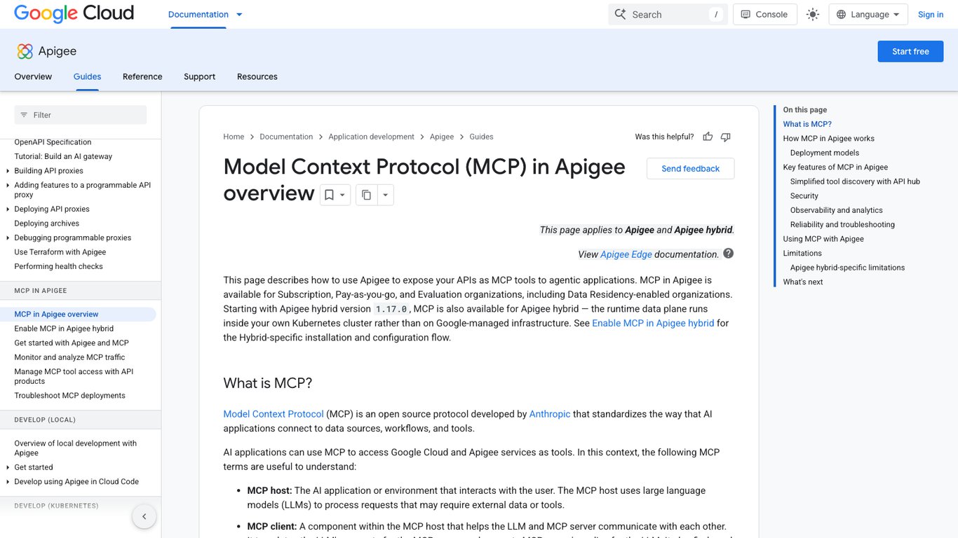 Apigee Hybrid brings MCP tool traffic inside customer Kubernetes clusters